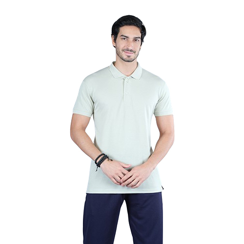 Polo Half Sleeve T-Shirt - Color: White