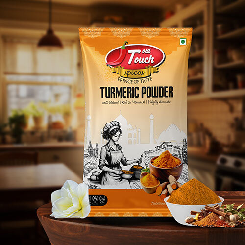 Turmeric Powder Pouch 100 Gram - Color: Yellow