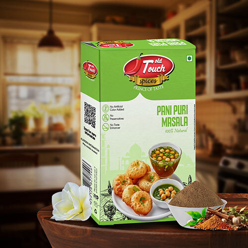 Pani Puri Masala 100 Gram - Color: Brown