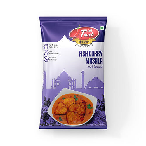 Fish Curry Masala 12 Gram - Color: Brown