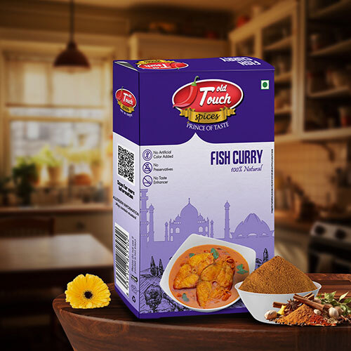 Fish Curry Masala 100 Gram - Color: Brown