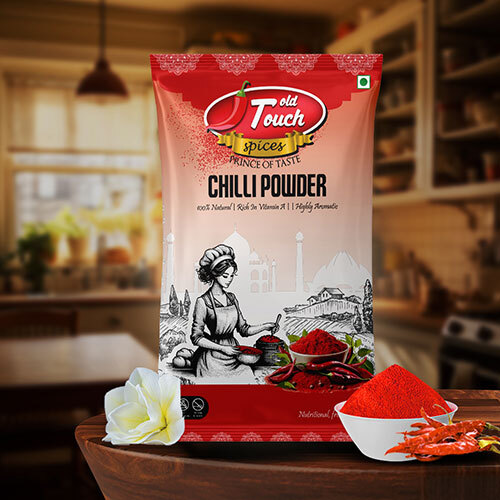 Chilli Powder Pouch 100 Gram - Color: Red