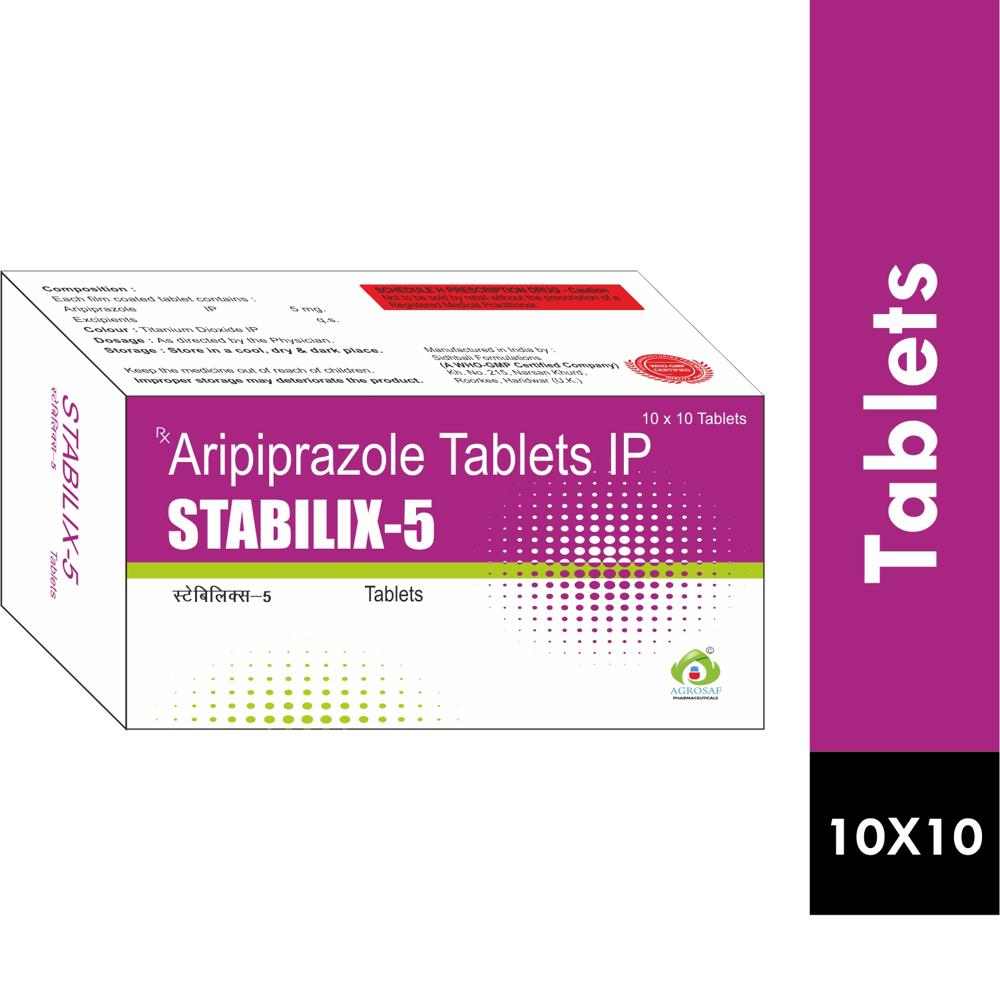 STABILIX 5 TABLET - (each Film Coated Tablet Cointains)aripiprazole (5mg) Tablet(colour: Titanium Dioxide Ip)