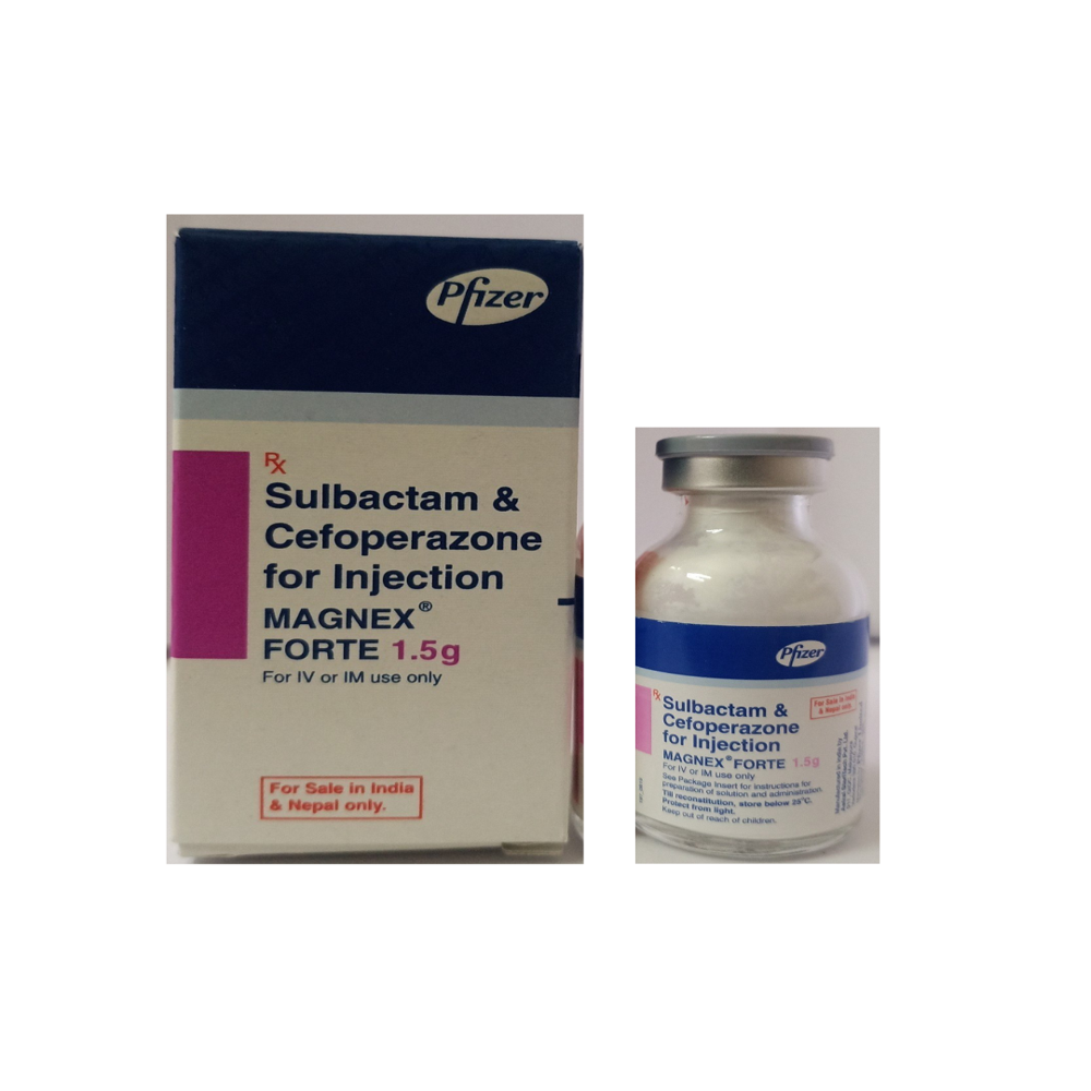 Magnex Forte Cefoperazone & Sulbactam Injection 1.5 g