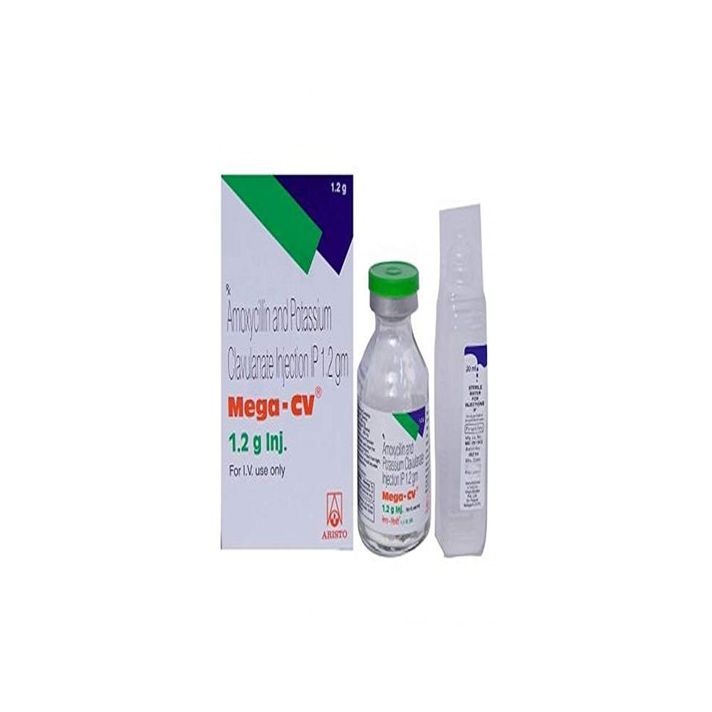 Mega Cv Amoxycillin &  Clavulanic Acid Injection 1.2Gm - Grade: Medicine Grade