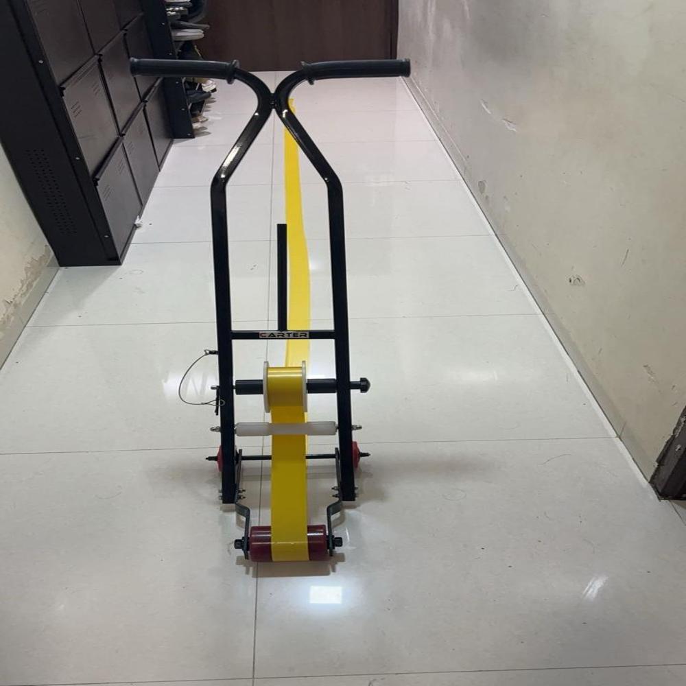 Floor Marking Tape Applicator Machine - Color: Yellow