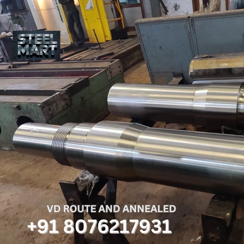 EN19 VD Route And Annealed Heavy Duty Forged Shaft