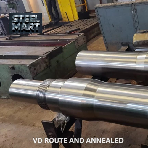 EN19 VD Route And Annealed Heavy Duty Forged Shaft