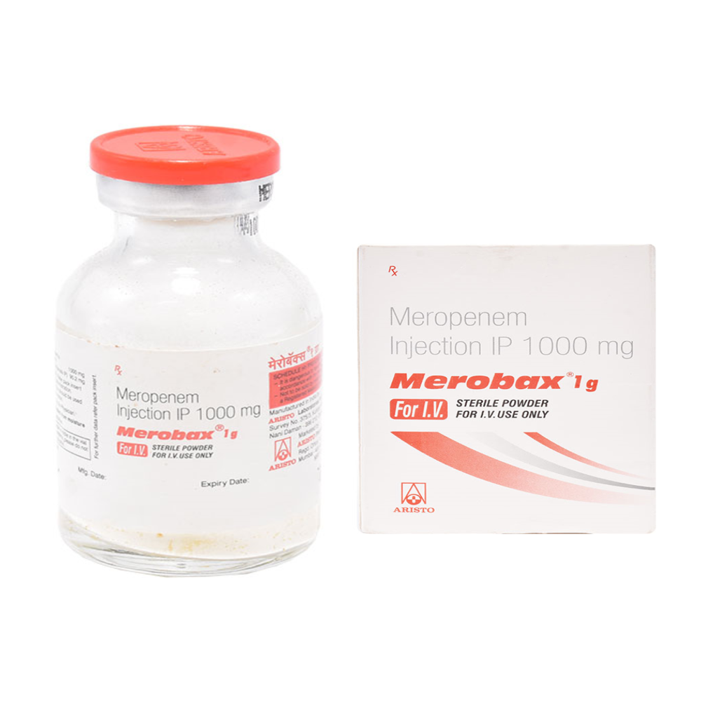 Merobax Meropenem Injection 1gm - Grade: Medicine Grade