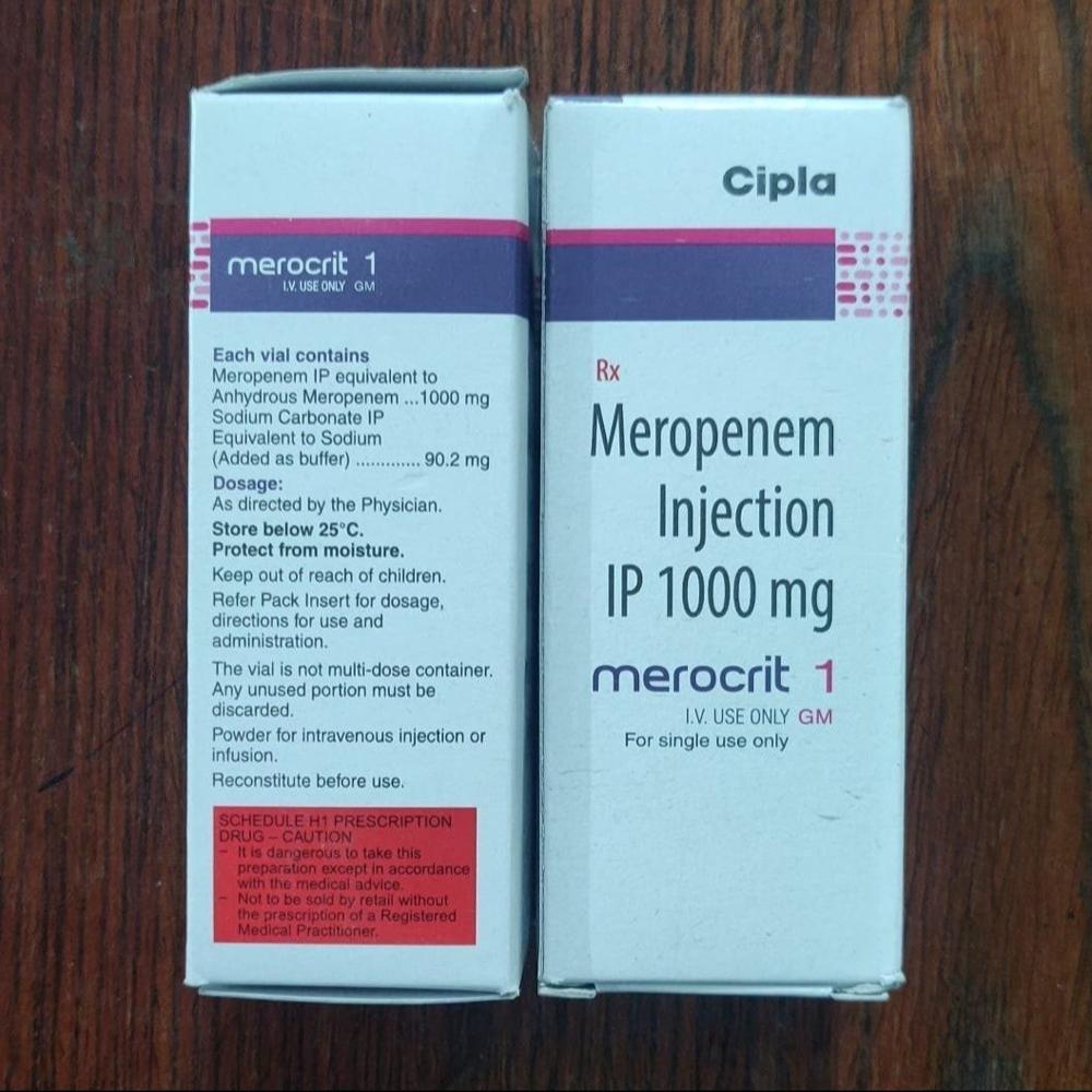 Merocrit Meropenem Injection 1000mg