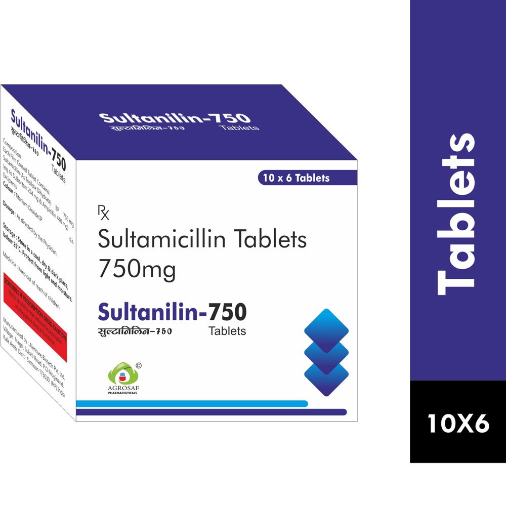 SULTANILIN-750 TABLET - SULTAMICILLIN 750MG TABLET
