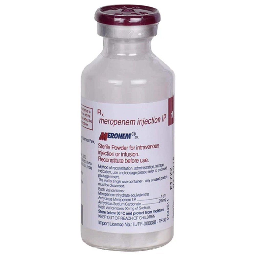 Meronem Meropenem  Injection 1000mg