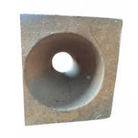 Refractory Burner Block - Alumina, Standard Size, Brown Finish | Designed For High-temperature Industrial Applications, Durable & Lightweight