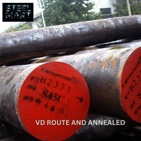 C55 Steel Forged Shaft - Vd Route Annealed, Open Die Forged, Custom Length, Machinable, Defect Free