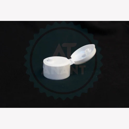 28 Mm 3 Start Flip Top Caps - Color: White