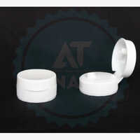 32 Mm Flip Top Cap - Color: White