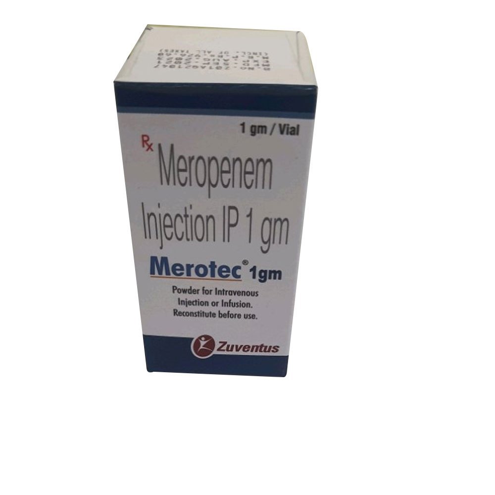 Merotec Meropenem Injection 1000mg - Grade: Medicine Grade