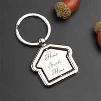 Rotating Home Keychain