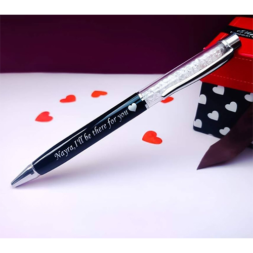 A26 Silver Flake Pen - Color: Black