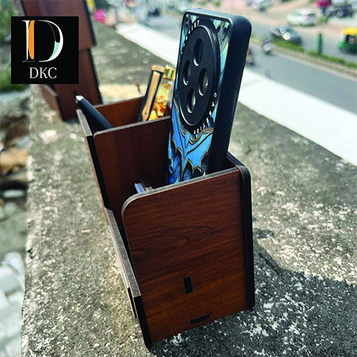 Wooden Kc Mdf Pen Stand