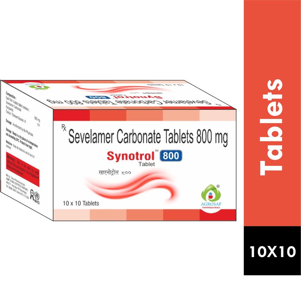 SYNOTROL  800MG TABLET - SEVELAMER CARBONATE TABLETS 800 MG