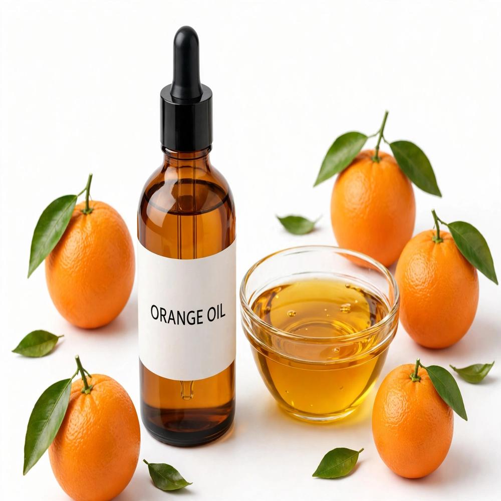 Orange Oil - 10ml-1000ml | Amber Color, 99% Purity, Cold-pressed Extraction, Ideal For Aromatherapy, Massage, And Cosmetic Use