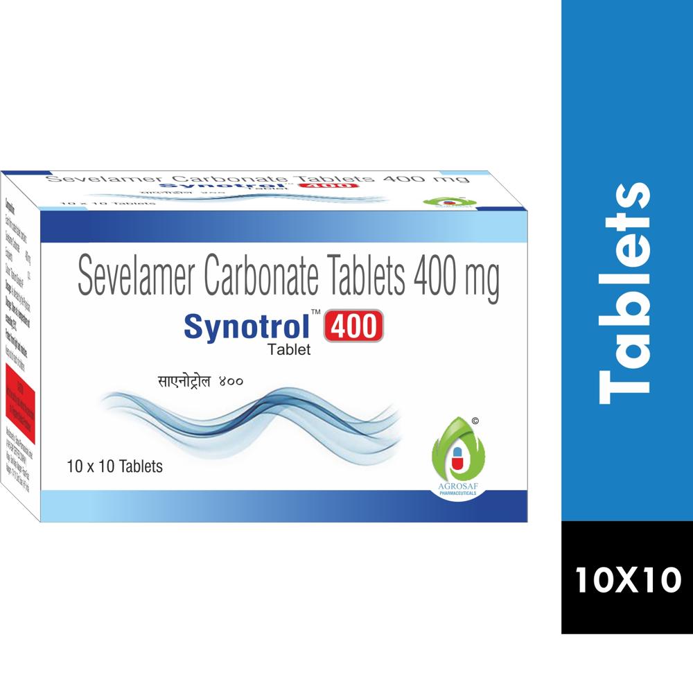 SYNOTROL 400 TABLET - SEVELAMER CARBONATE 400MG TABLET