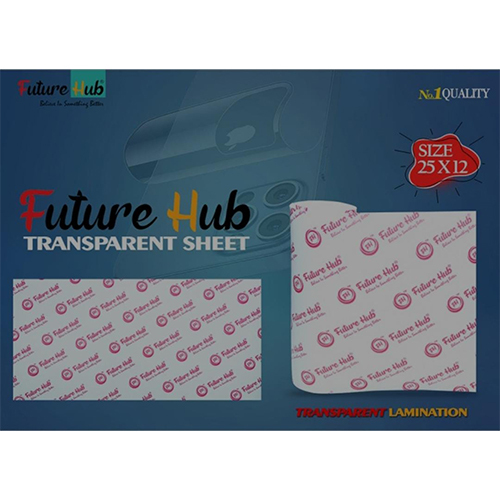 Transparent Laminate Sheets - Length: 1  Meter (M)