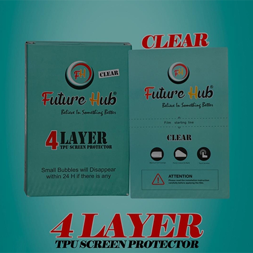 4 Layer TPU Screen Protector Lamination