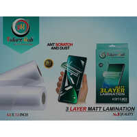 3 Layer Matt Mobile Screen Lamination - Body Material: Pvc