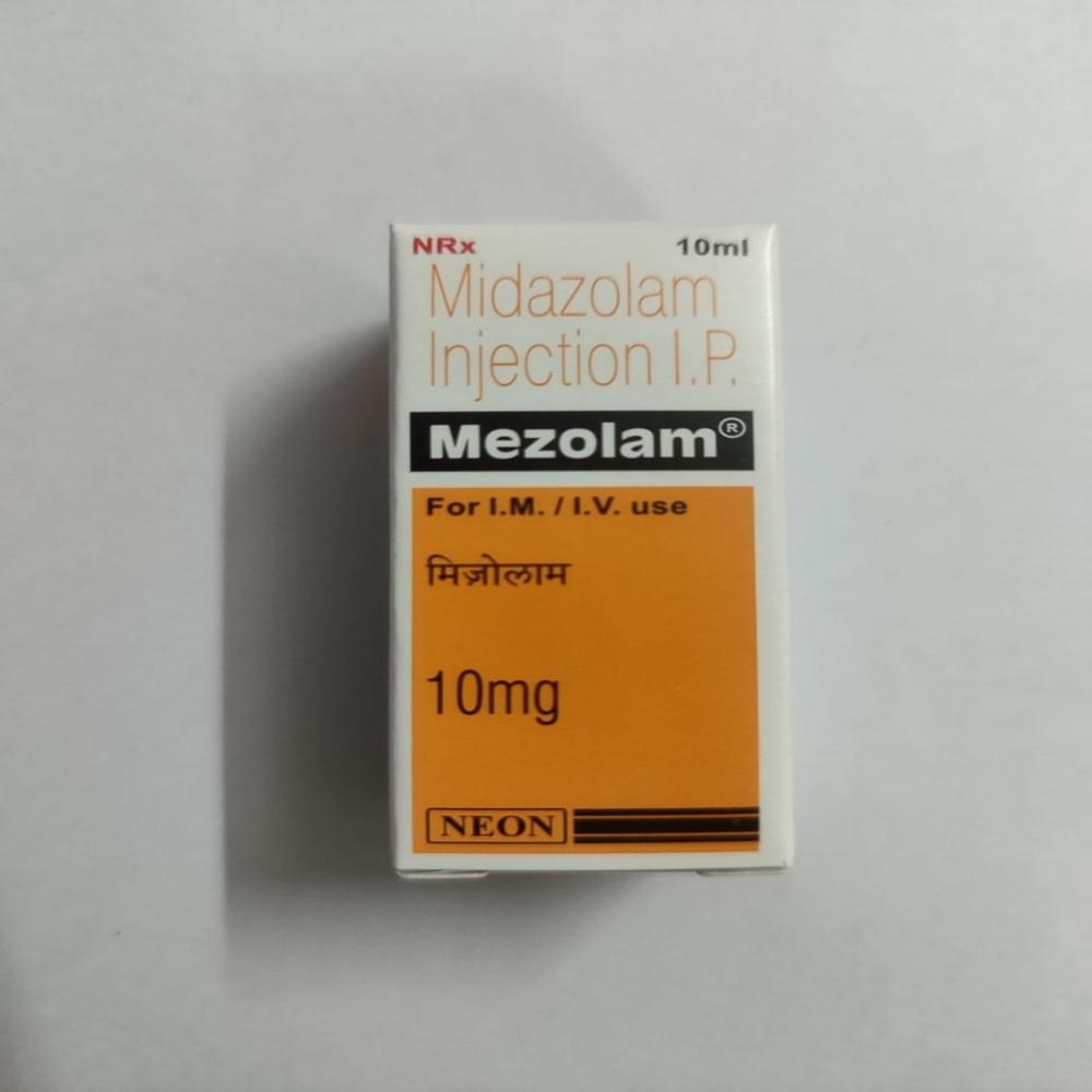 Mezolam Midazolam Injection 10 mg 
