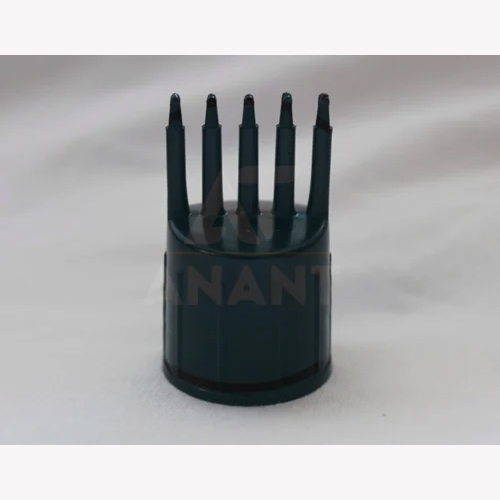 20 Mm Comb Applicator Cap - Color: Black