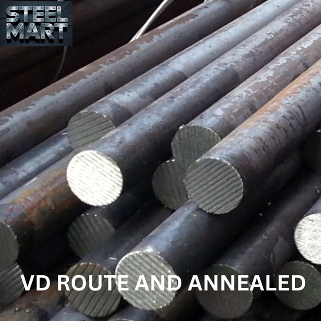EN8 VD Route And Annealed Heavy Duty Forged Round Bar