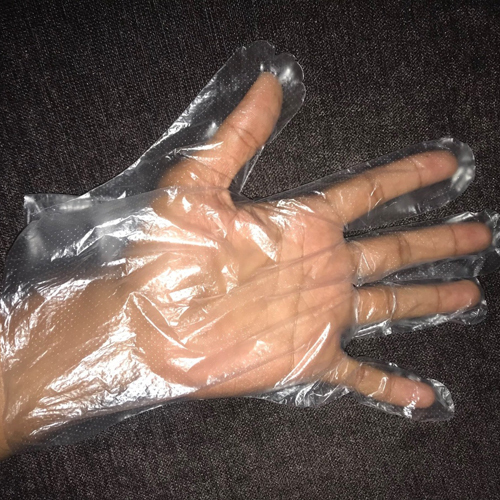 Transparent Plastic Gloves