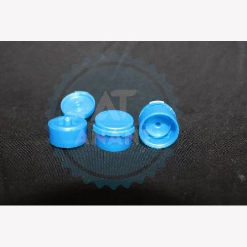 17 Mm Snap Fit Flip Top Cap - Color: Blue