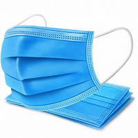 3 Ply Disposable Mask - Color: Sky Blue