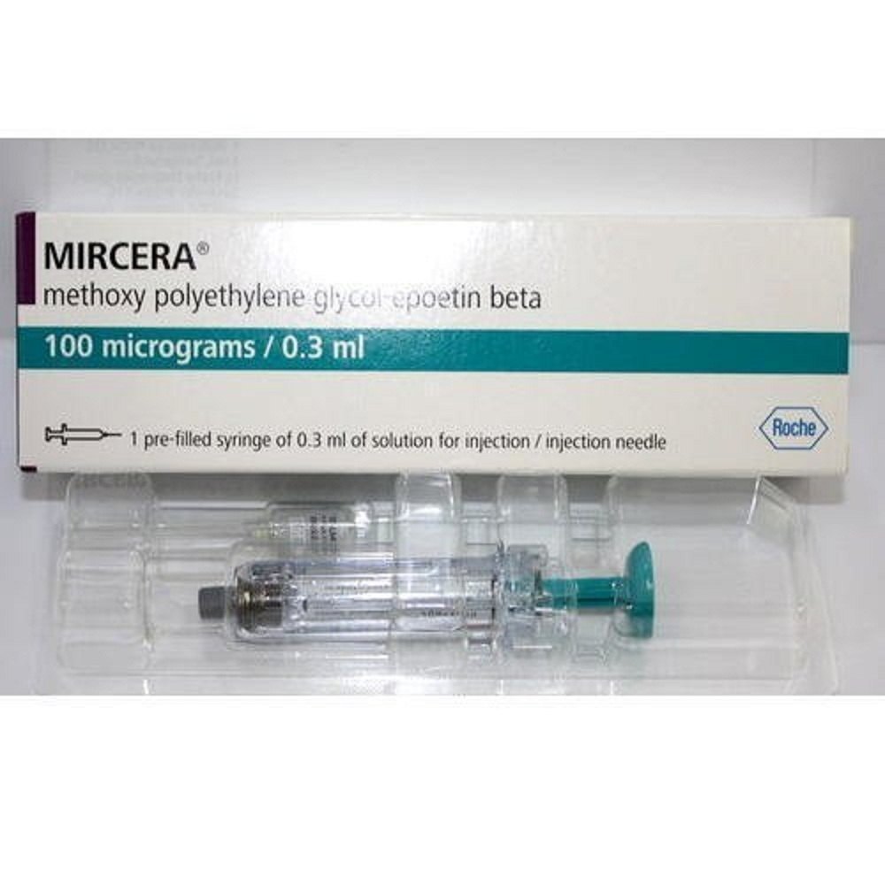 Mircera Methoxy Polyethylene Glycol-epoetin Beta Injectiom 100mcg - Drug Type: General Medicines