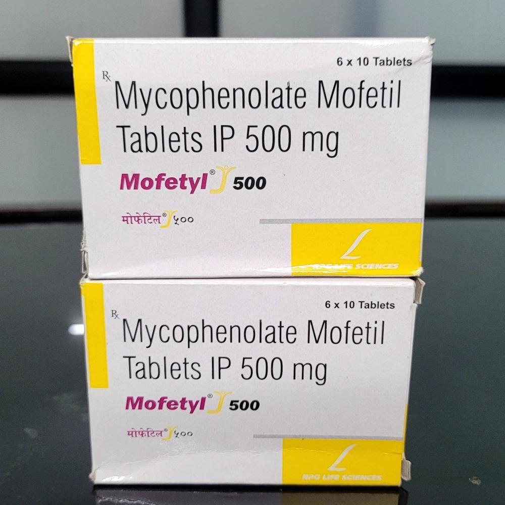 Mofetyl  Mycophenolate mofetil Tablet 500 mg