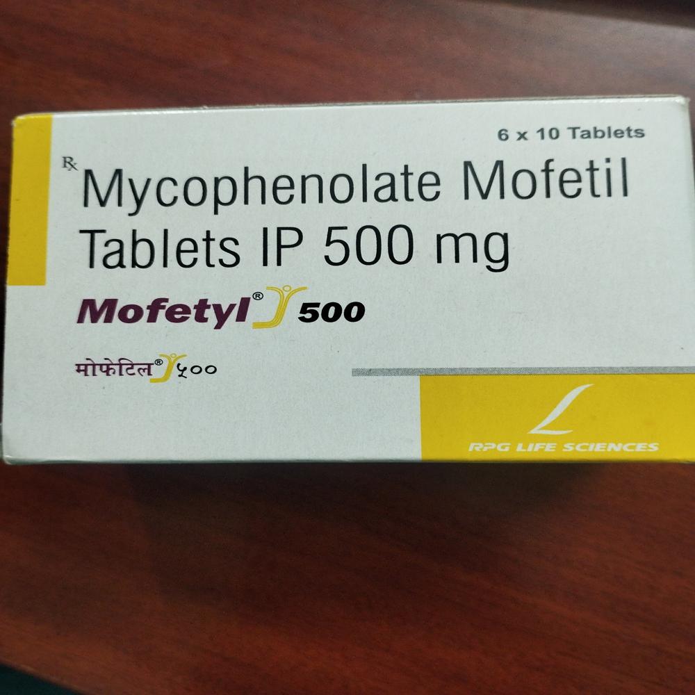 Mofetyl  Mycophenolate mofetil Tablet 500 mg