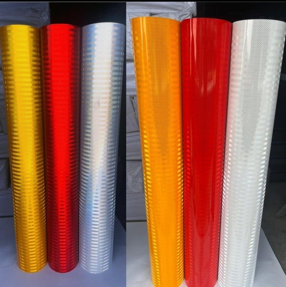 3m Hip Reflective Sheet - Durable Pvc Material, 3 Meters Long, Multicolor Design | Smooth Surface Treatment For Enhanced Visibility And Safety
