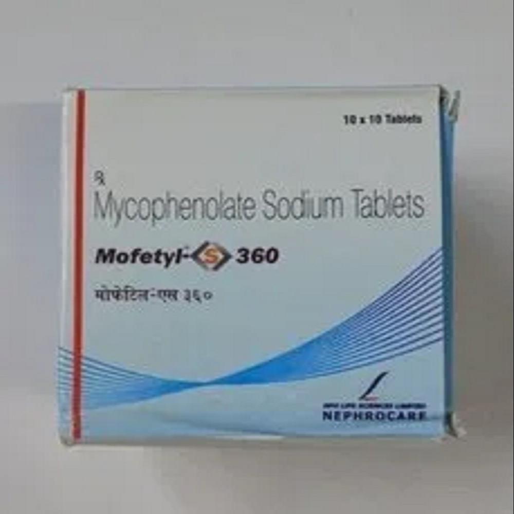 Mofetyl -S Mycophenolate sodium Tablet 360mg