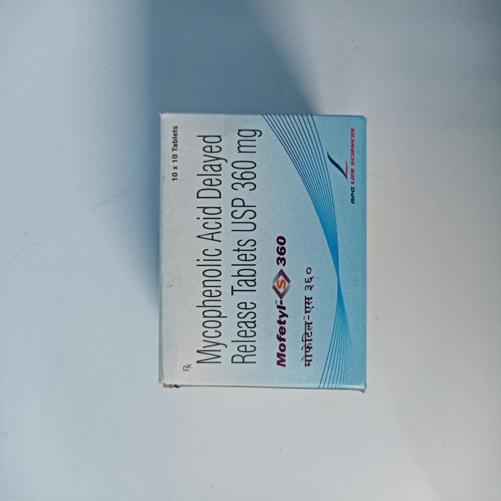 Mofetyl -S Mycophenolate Sodium Tablet 360mg - Drug Type: General Medicines