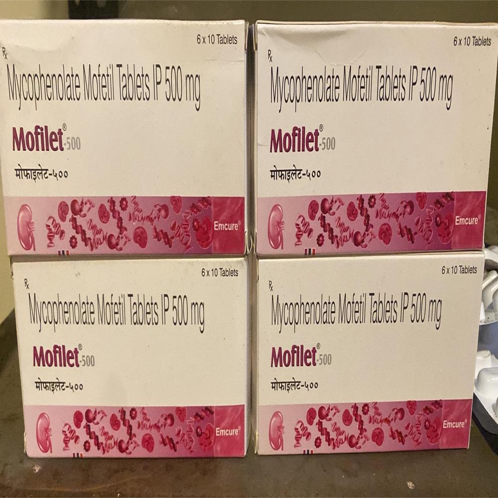Mofilet Mycophenolate mofetil Tablet 500 mg 