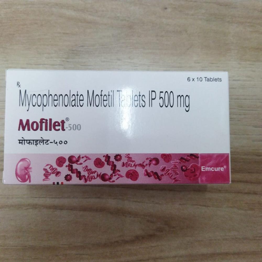 Mofilet Mycophenolate mofetil Tablet 500 mg 