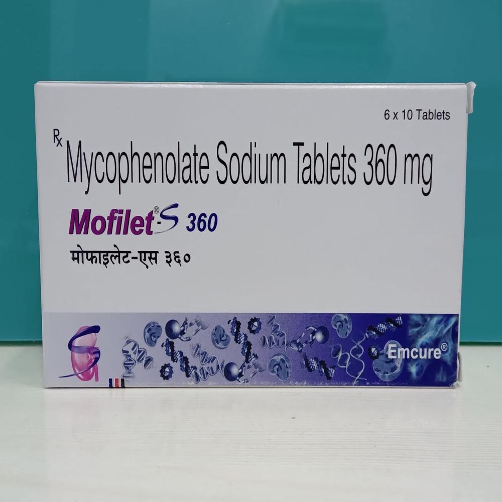 Mofilet S Mycophenolate sodium Tablet 360mg