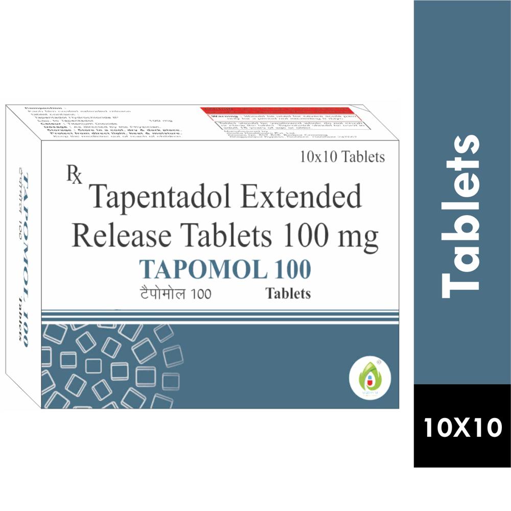 TAPOMOL 100 TABLET -Tapentadol extented release(100mg)