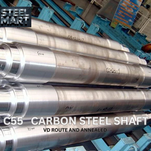 EN41B VD Route And Annealed Heavy Duty Forged Shaft