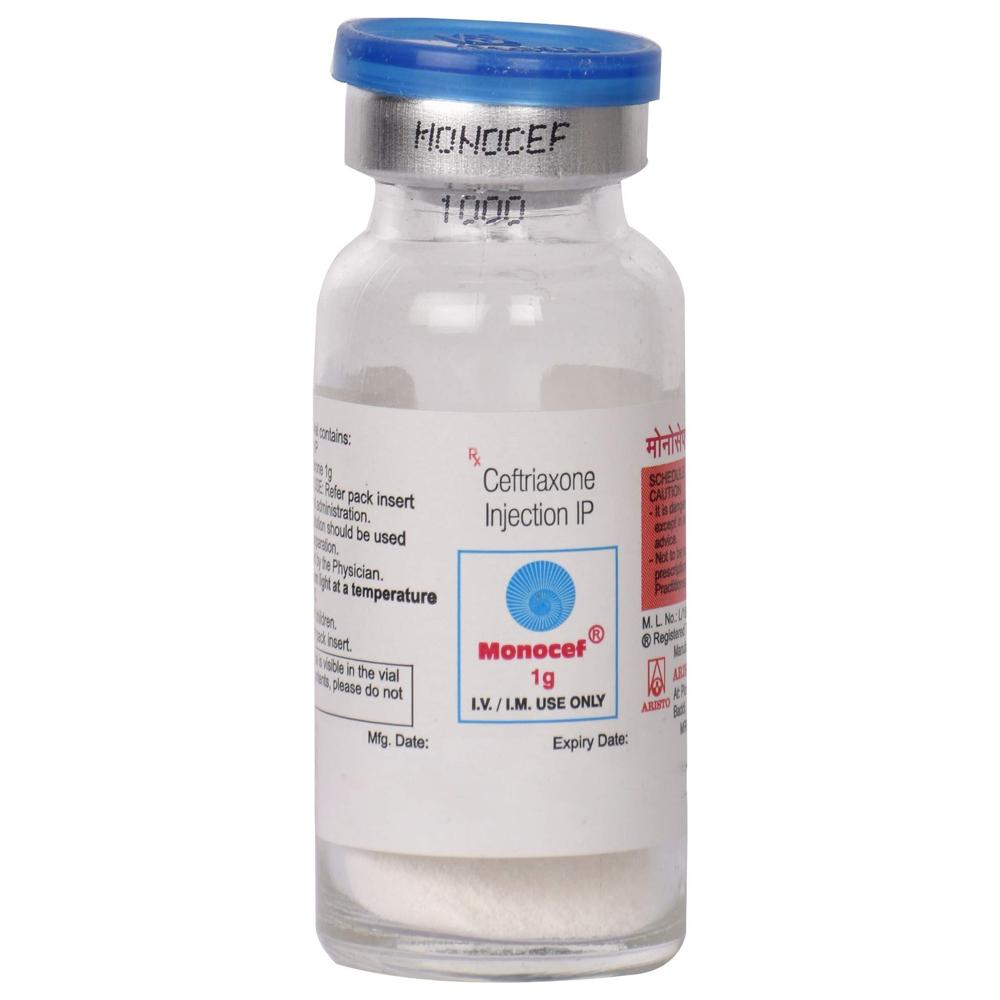 Monocef Ceftriaxone Injection 1000mg
