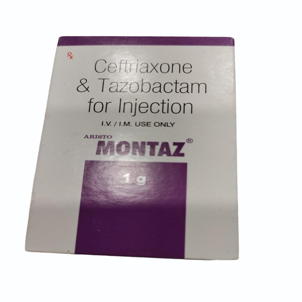 Montaz Ceftriaxone & Tazobactum Injection 1g