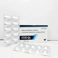 Cozi Ql Ubiquinol Acetate L Carnitine Astaxanthin Lycopene & Zinc Tablets - Drug Type: General Medicines